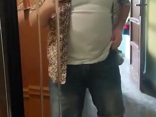 Just Couldn't Oppose Wanking in Front of This Huge Fucking Mirror
