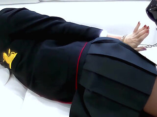 Cuffed and Gagged Featuring Natalia Forrest