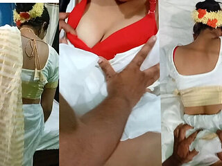 Hot South Indian Bride Fucked Hard on Wedding Night - Homemade Doggy Style Sex
