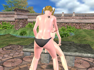 Animated 3D Shemale Cartoon Porn - Gorgeous Girl Fucking Shemale Ass From Behind