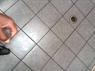 I had to stroke at burger king Restroom