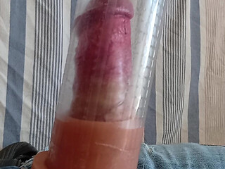 Pumping my cock