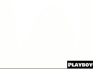 Petite ebony MILF Alexis Tae gets frisky in a post-interview masturbation