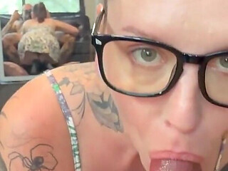 Your Step-mom Gives Me a Sloppy Blowjob While Discussing Bullying