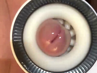 I edge his cock until it explodes multiple ropes of cum