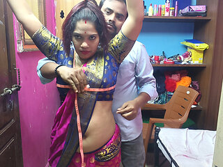 Hot Indian Wife Sex With Tailor Master XXX Video New