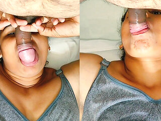 P2 - fuck my stepsister mouth, deep throats