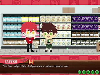 Game: Friends Camp, Way 2, Episode 40 - Let'_s go to the store (Russian voiceover)
