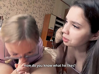 &quot_You'_re Doing It Wrong&quot_ - Stepmom Teaches StepSis and StepBro How To Fuck