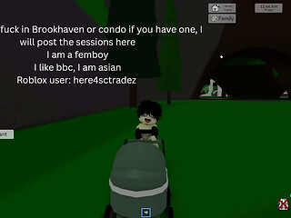 Who wants to fuck me on roblox?