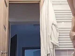 Latina with Big Ass, Hairy Pussy, Big Tits, Big Ass. Horny MILF Strips and Masturbates with Moans.
