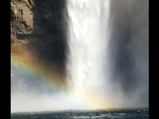 Nature porn magic waterfall with Max Shenanigans