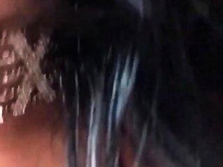 Big cock EXGF interracial busty geek coed blowjob