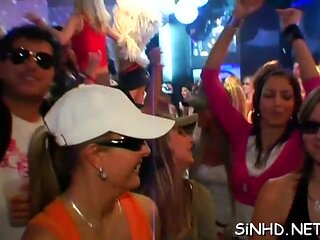 Raucous group banging session