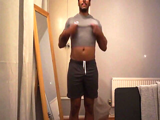 Getting Changed. Would Like to Se More Sports Gear Vids or Just Nudes Ands Cum