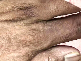 Blacky wife with big boobs and pussy gets rough