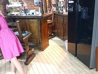 Fucking Fridge While My BF Is Watching