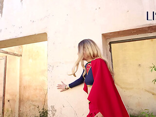 This young Supergirl is tricked by an old man and taken to his secret lair