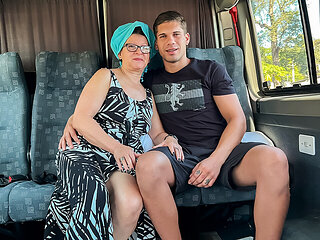 Lusty Bbw Granny Is Picked For Ass Fucking