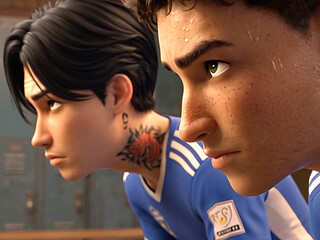 Soccer Players Sniff and Lick Feet and Socks