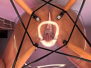 Golden Shower Glasss Chair