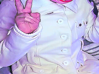 Street Cum Whore in White Trench Coat