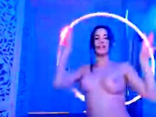 Big boob brunette masturbates on webcam