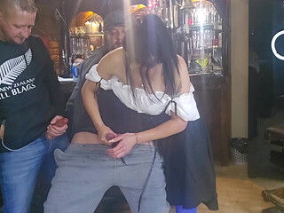 My wife gets fucked by my friends while she jerks me off