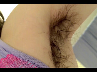 Hairy and Sweaty Armpits