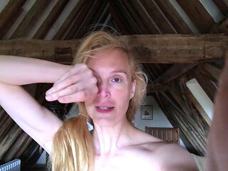 Horny Mature Blonde Solo