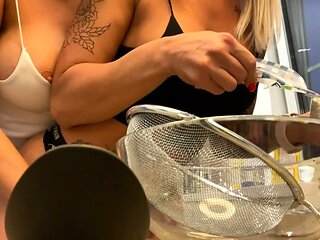 Blonde Laura Crystal with big boobs