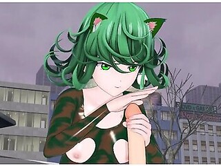 Cat Girl One-punch Man Tatsumaki 3d Hentai
