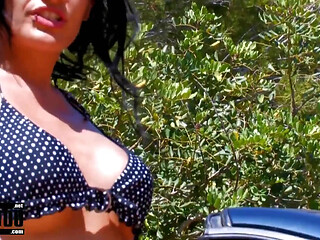 The last scene of the french pornstar Nina Roberts