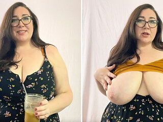 Busty BBW MILF Coffee Shop Fantasy