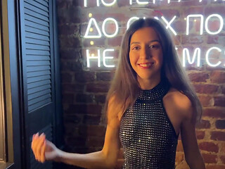 Public Pickup Hottie in Night Club and Hard Fast Fuck Huge Creampie