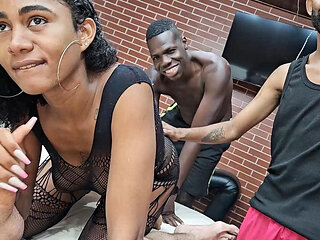 Cuckold Called His Friends to Fuck His Slutty Girlfriend