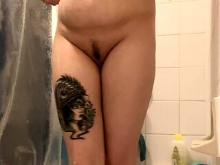 Cute curly brunette solo webcam masturbation