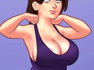 Summertime Saga V21.0.0 - Busty Stepmom Lets 18yo Stepson Fuck Her Tits and Gets a Facial. His Stepsister Caught Them Fucking