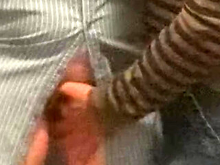 Random Old Stranger  Fingering Slut Girl In Public