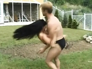 Young Nacho gets lucky with three hot blonde sluts