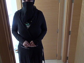 A British Muslim cleaning maid is disturbed when her boss fucks her on the first day