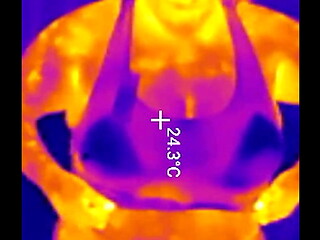 Sports Bra Try-On, Boob Bounce Tests, Naked Twerk Tease THERMAL POV (4K Portrait)