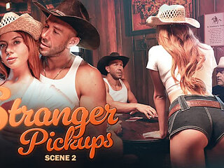 WICKED - Horny Country Babe Stella Luxx Bangs Hot Stranger in Saloon