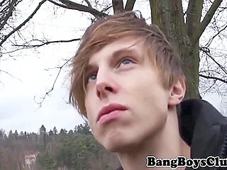 Euro Teenager 18+ Amateurish Barebacked Outdoors