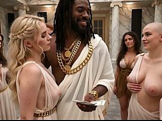 Busty brunette sucks cock and rides in epic odyssey