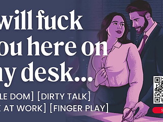 ASMR Audio Porn: Male Dom Boss Fucks His Submissive Coworker After Hours &ndash_ Office Sex &ndash_ Erotic Audio Roleplay