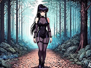 Hottest Ninja Girl Gets It On with Wrong Old Man in Steamy Lesson