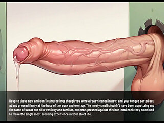 Futanari Muscle Growth World  Femboy Hentai Game  Ep.5 Futa Giant Cock Sucking in Gloryhole!