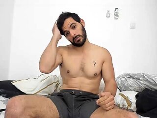 Sorddsix shows off his hairy ass while getting playful with himself