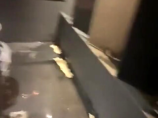 Boy Enters the Clubs Toilets and Catch a Guy Ready to Pee